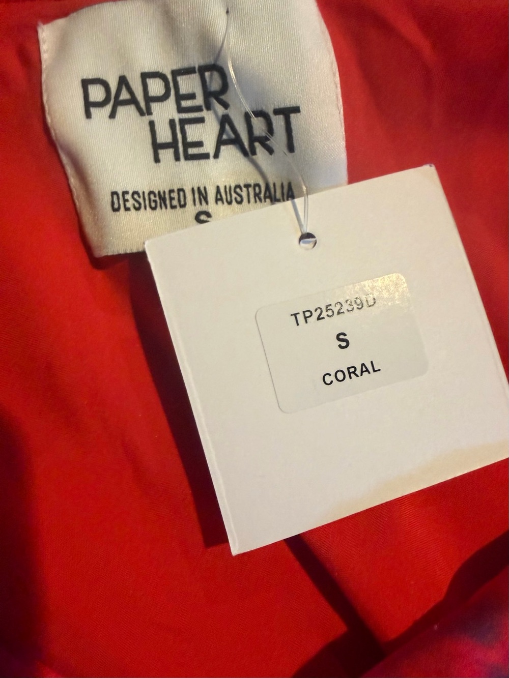 NWT Paper Heart Coral Floral Satin Cowl Neck Sleeveless Maxi Dress Size S - Picture 7 of 9